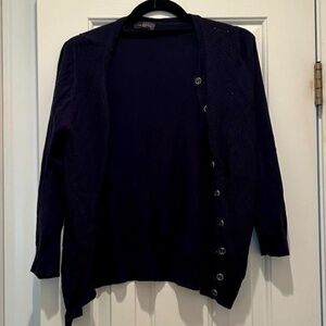 The Limited Navy Blue Cardigan